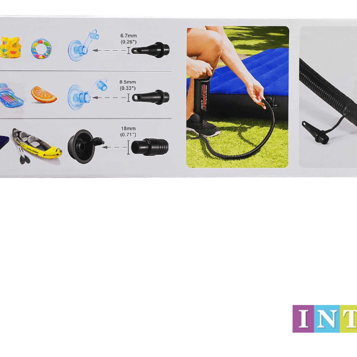 INTEX - INTEX - INFLADOR DE MANO DE 29CM - 68612