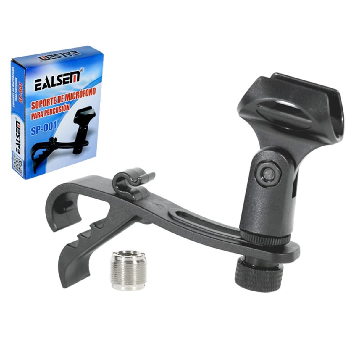 GENERICO - Clamp de microfono de percusion para instrumentos Ealsem