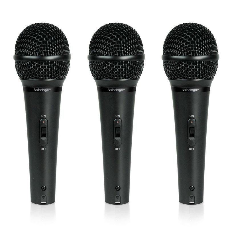 BEHRINGER - Microfonos de canto Behringer Dinamico vocal XM1800S 3 unidades