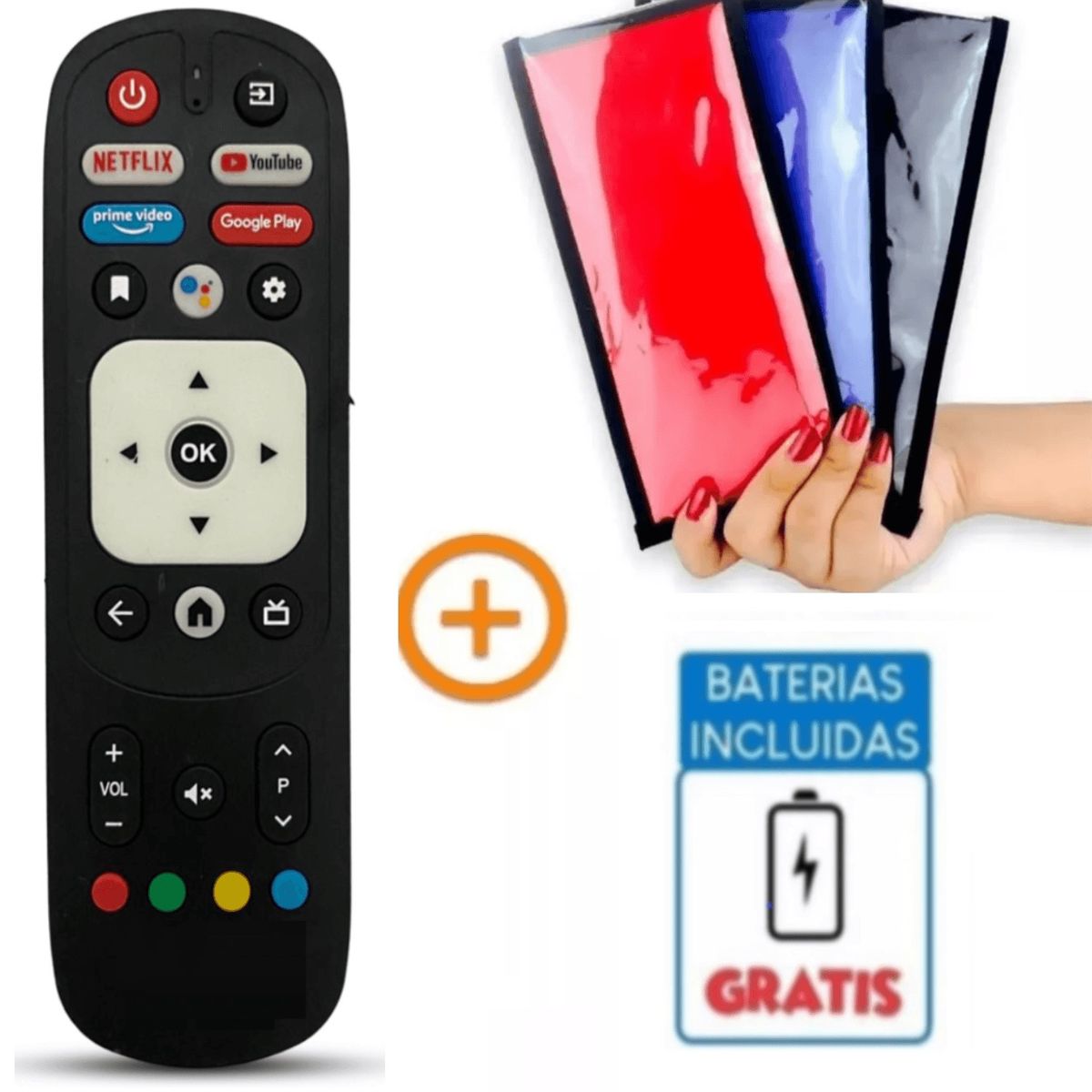 UNIVERSAL - Control Remoto Para Tv Smart Jvc Modelo Rm-C3287  Funda