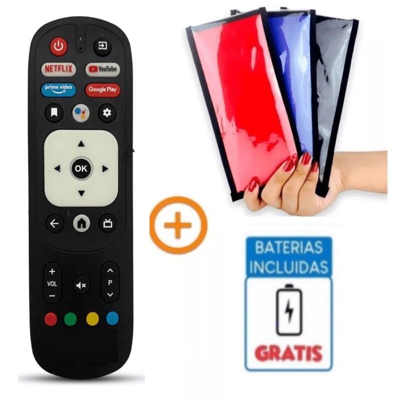 UNIVERSAL - Control Remoto Para Tv Smart Jvc Modelo Rm-C3287  Funda
