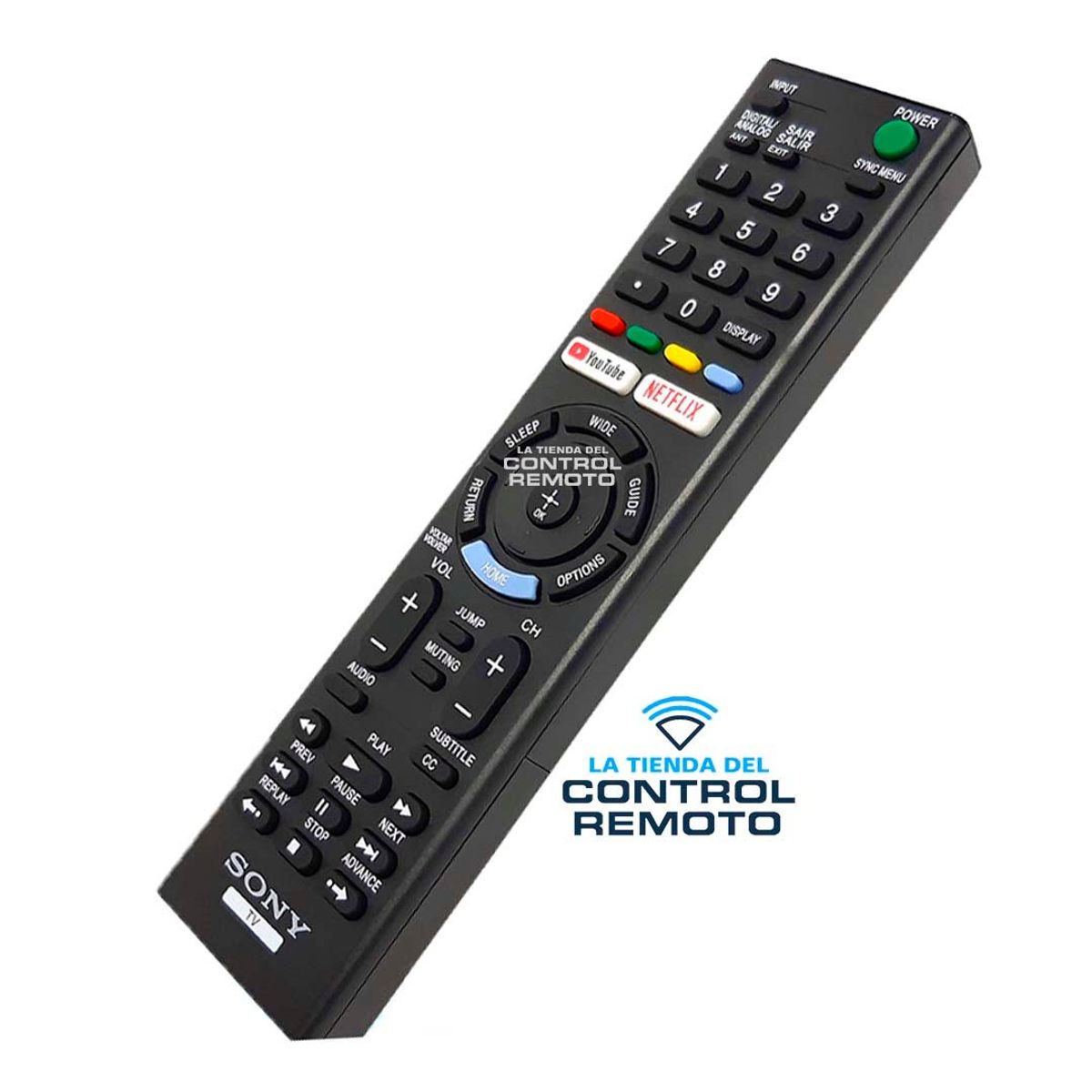 GENERICO - Control Para Sony Bravia Smart Tv Android 4k Led