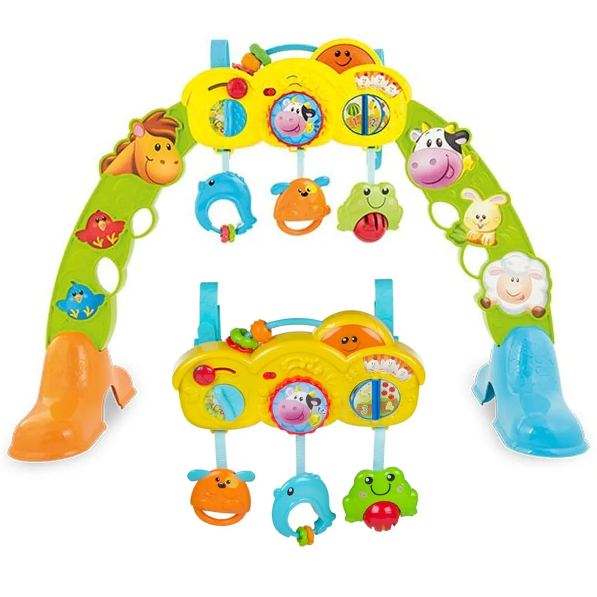 WINFUN - Gimnasio 3 en 1 para Bebés Centro de Actividades