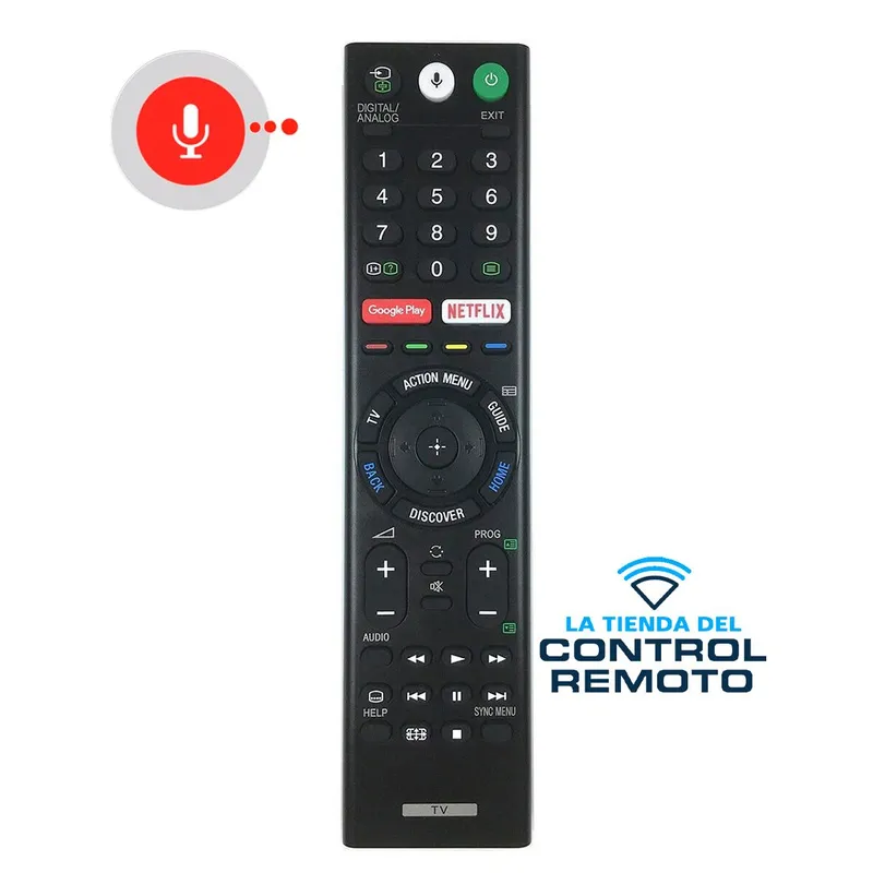 SONY - Control Remoto RMF-TX200 sony Smart Bravia con Comando Por voz