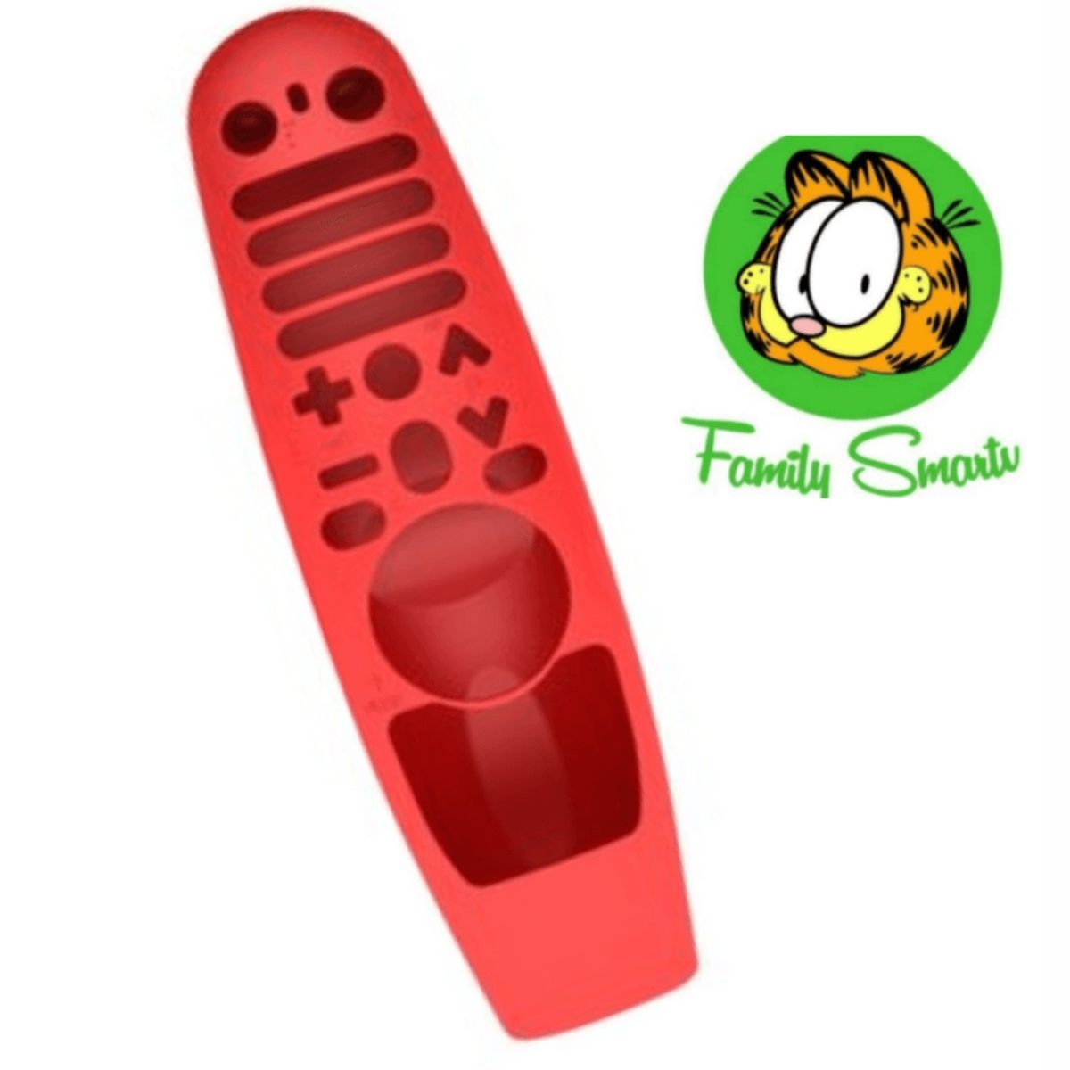 GENERICO - Funda de silicona para Control remoto LG Smart TV Magic  Rojo