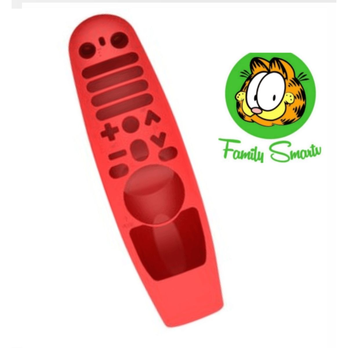GENERICO - Funda de silicona para Control remoto LG Smart TV Magic  Rojo