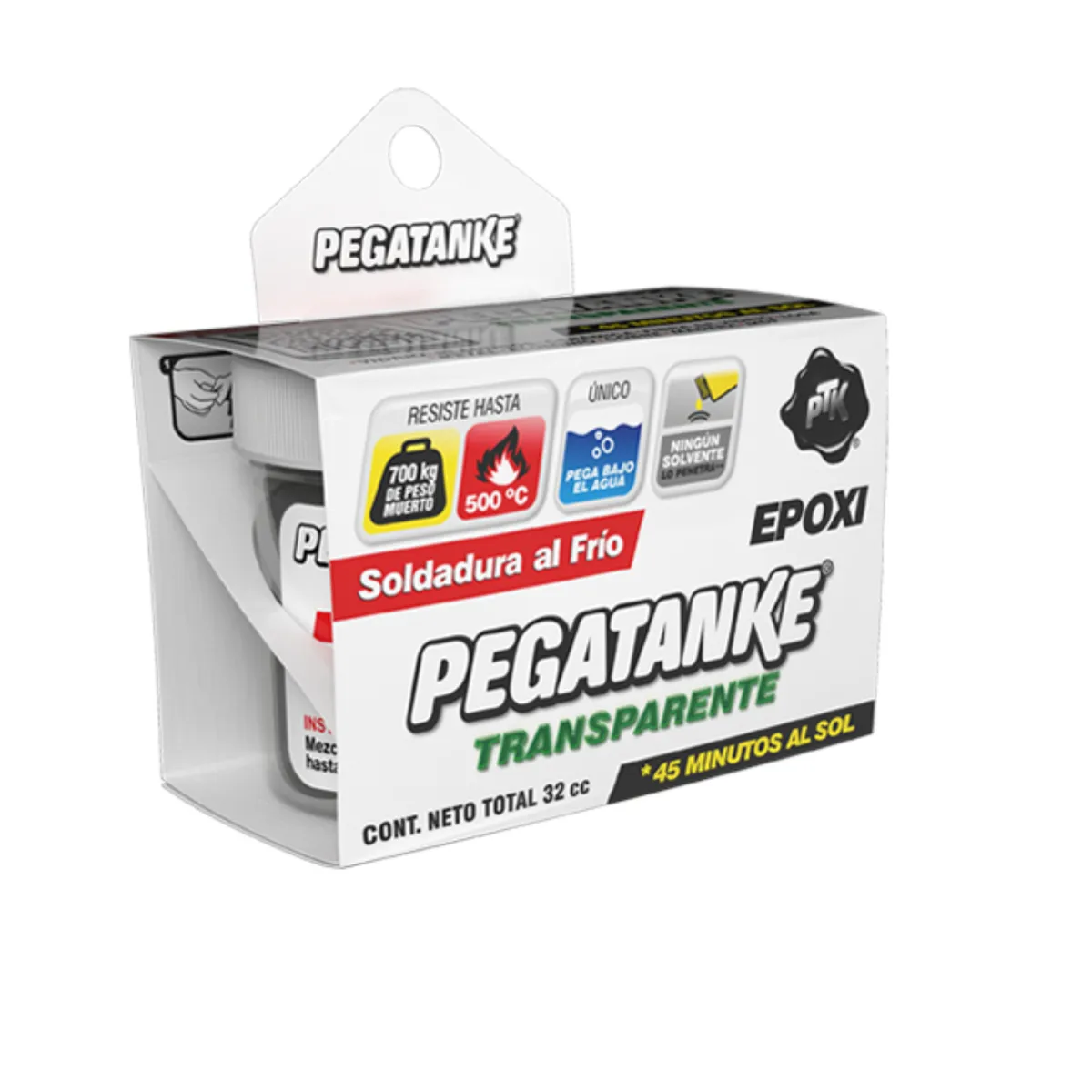 PEGATANKE - Pegamento Transparente Epoxico Pegatanke