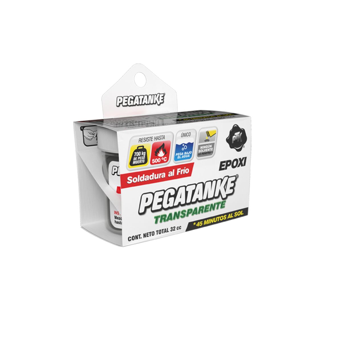 PEGATANKE - Pegamento Transparente Epoxico Pegatanke