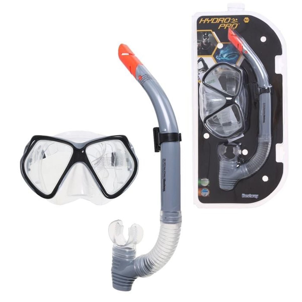 BESTWAY - Bestway 24003 - Set de Buceo con Máscara y Snorkel + 14 AÑOS