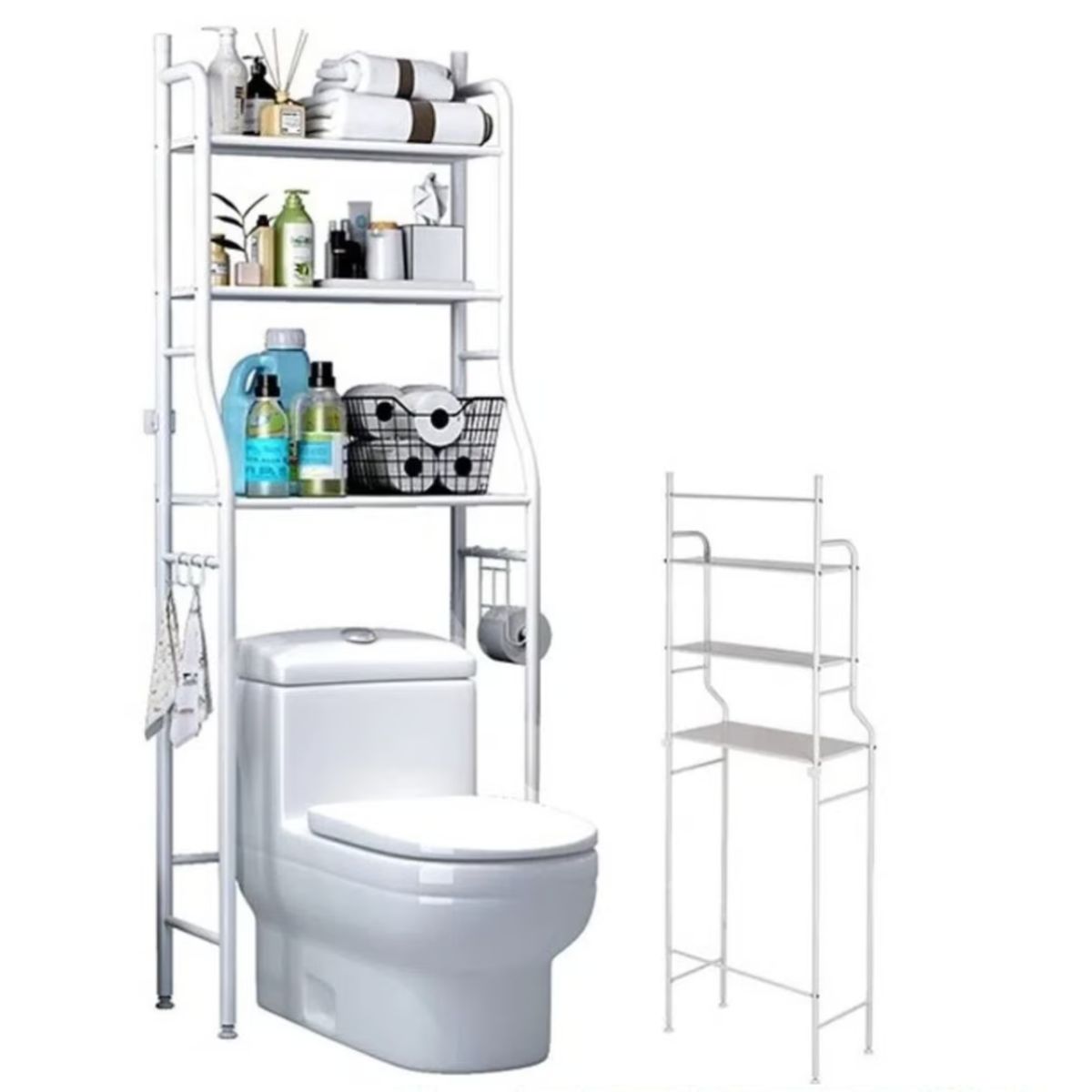 OEM - Tripack Organizador Rack Lavadora Baño y Esquinero