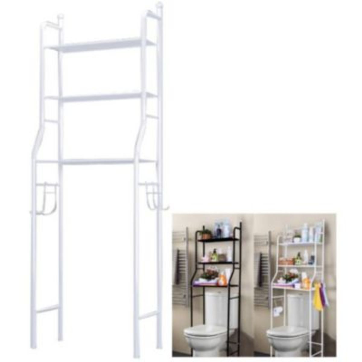 OEM - Tripack Organizador Rack Lavadora Baño y Esquinero