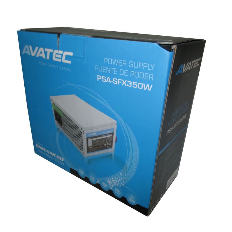 AVATEC - Fuente De Poder cpu Mini Slim Avatec Atx PSA-SFX350W Real P8
