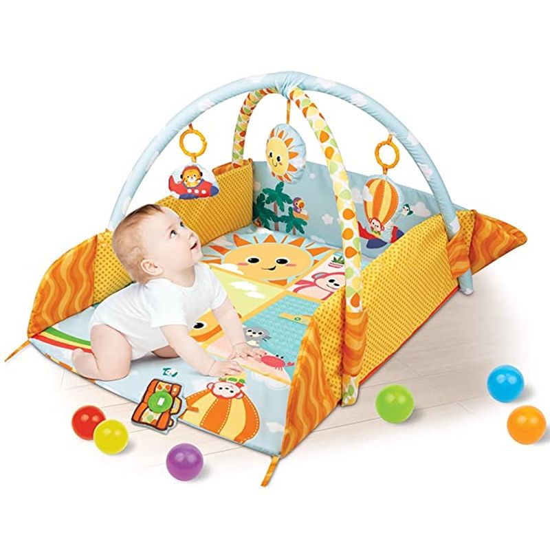 WINFUN - Gimnasio de Bebé Alfombra Travel Deluxe