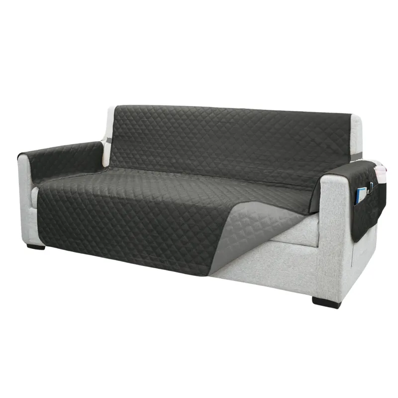 SALA FABULOSA - Protector de mueble impermeable 3-2-1 PLOMO reversible GRIS