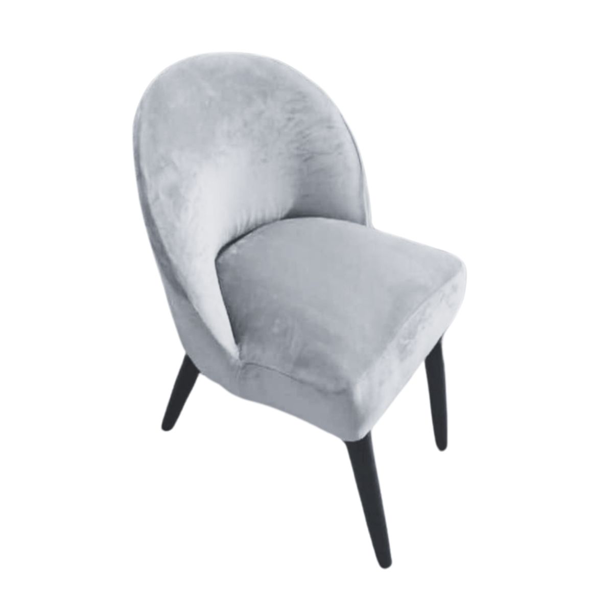 SALA FABULOSA - Funda de silla 8 pzs vintage terciopelo GRIS