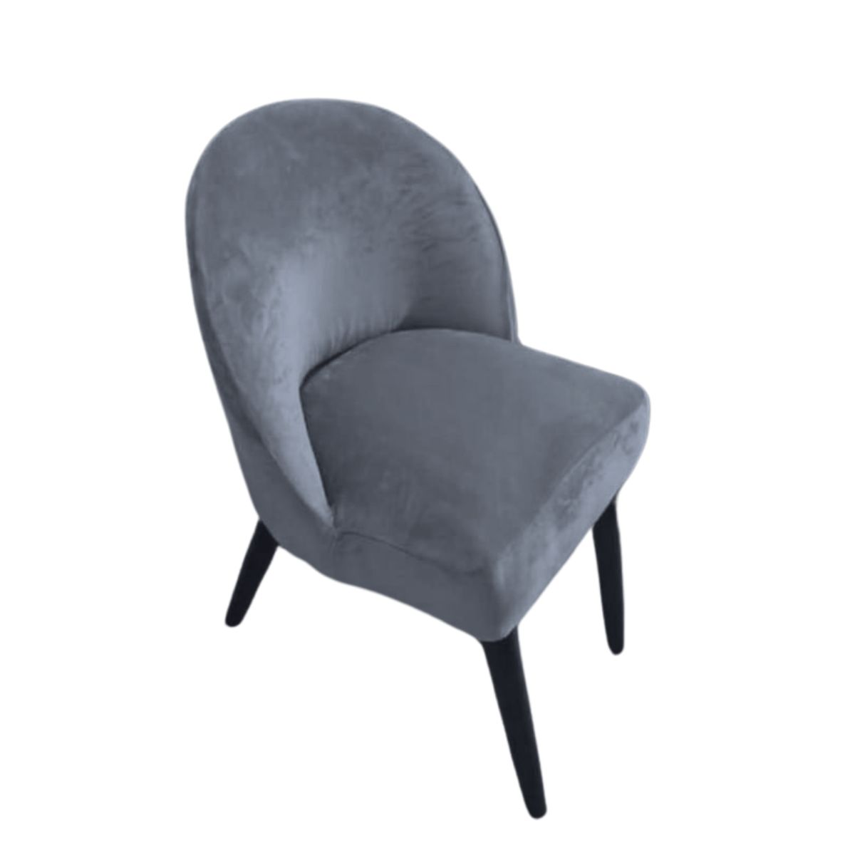 SALA FABULOSA - Funda de silla 8 pzs vintage terciopelo PLOMO