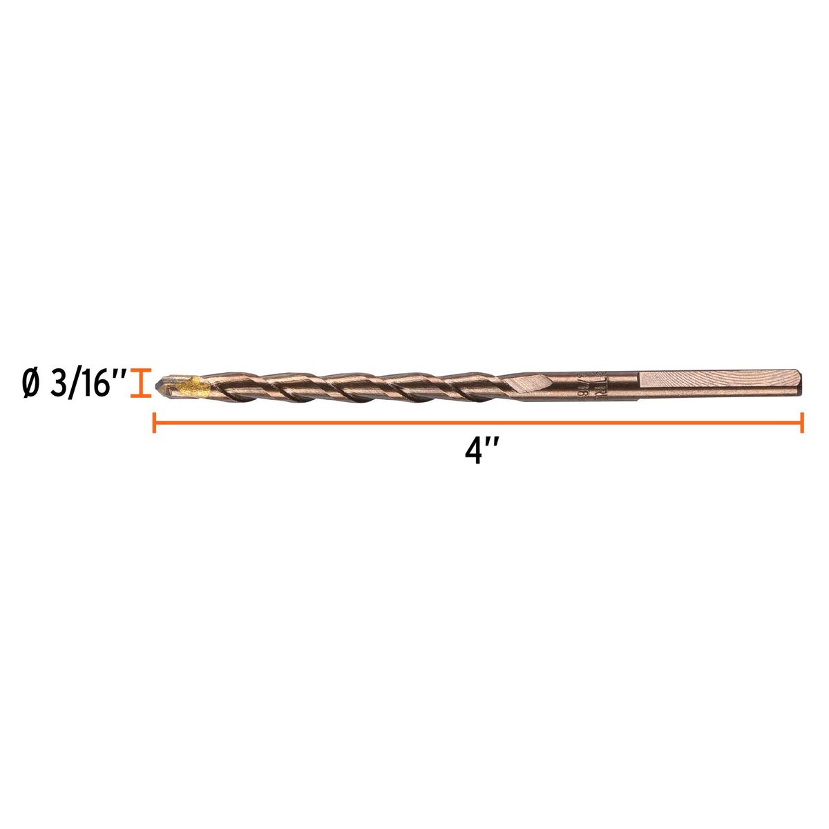 TRUPER - Broca 3/16" x 4" para Concreto 11200 Truper