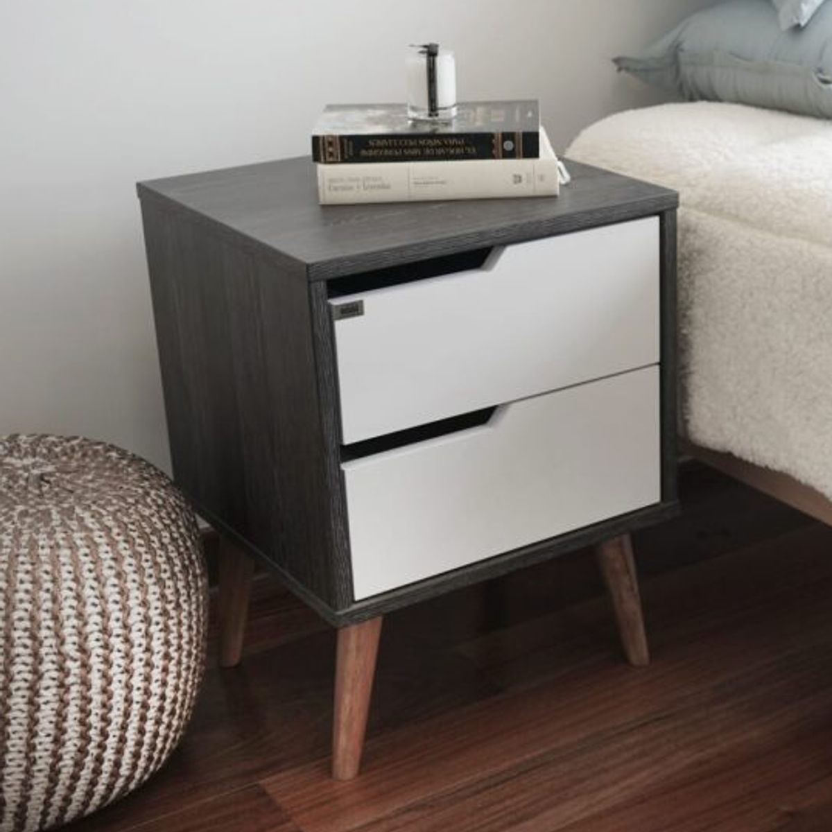 NACION MUEBLES - Velador Vintage Luci Marrón NM