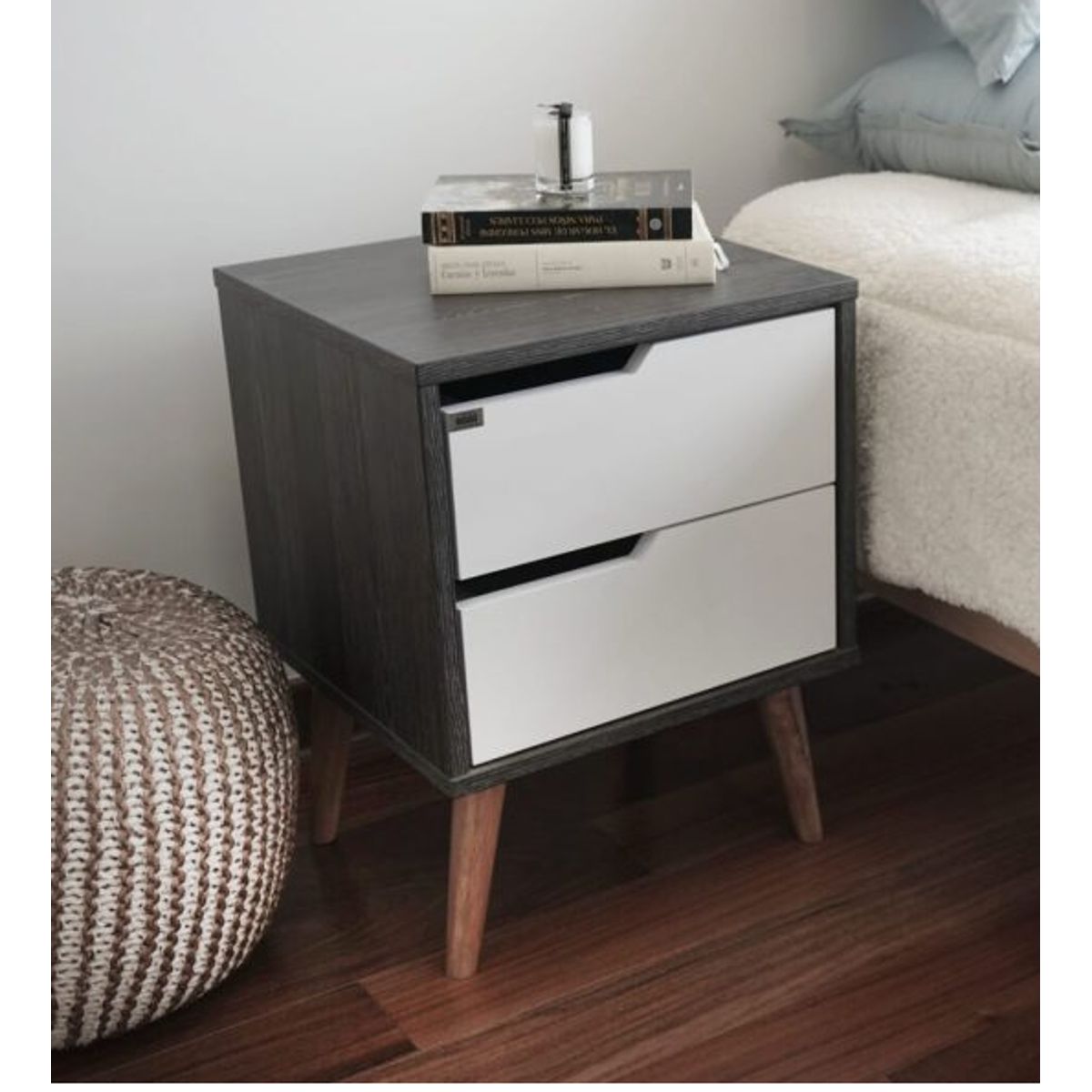 NACION MUEBLES - Velador Vintage Luci Marrón NM