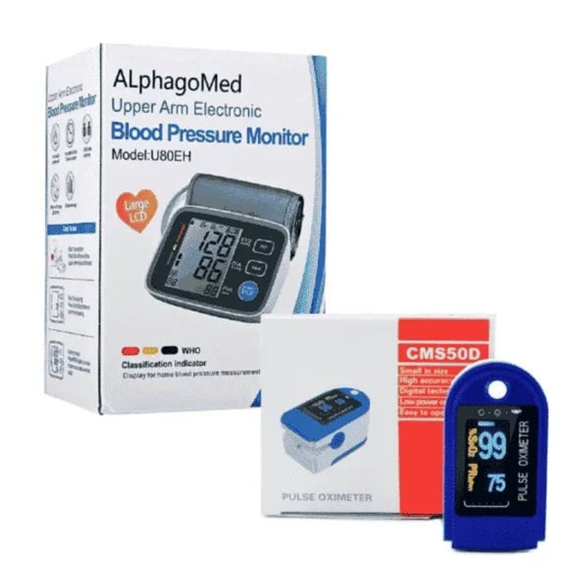 GENERICO - OXIMETRO CONTEC MAS TENSIOMETRO ALPHAGOMED