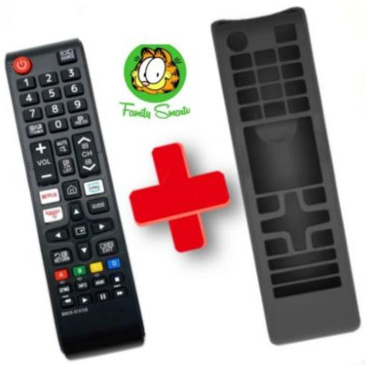 UNIVERSAL - Control Remoto Para tv Samsung Smart Botón Netflix Amazon  funda