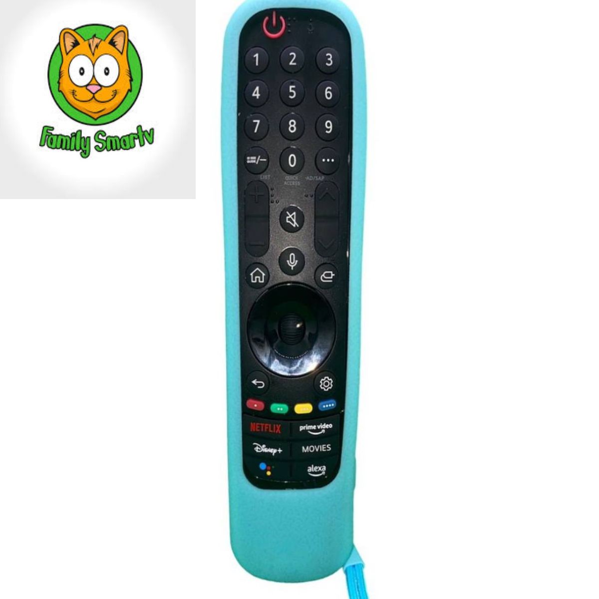 LG - Funda silicona Sikai An-mr22ga Control remoto LG Magic 2022 / Celeste