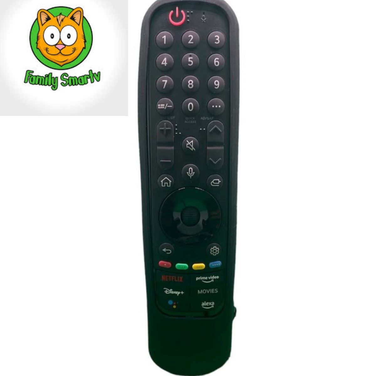 LG - Funda silicona Sikai An-mr22ga Control remoto LG Magic 2022 / Negro