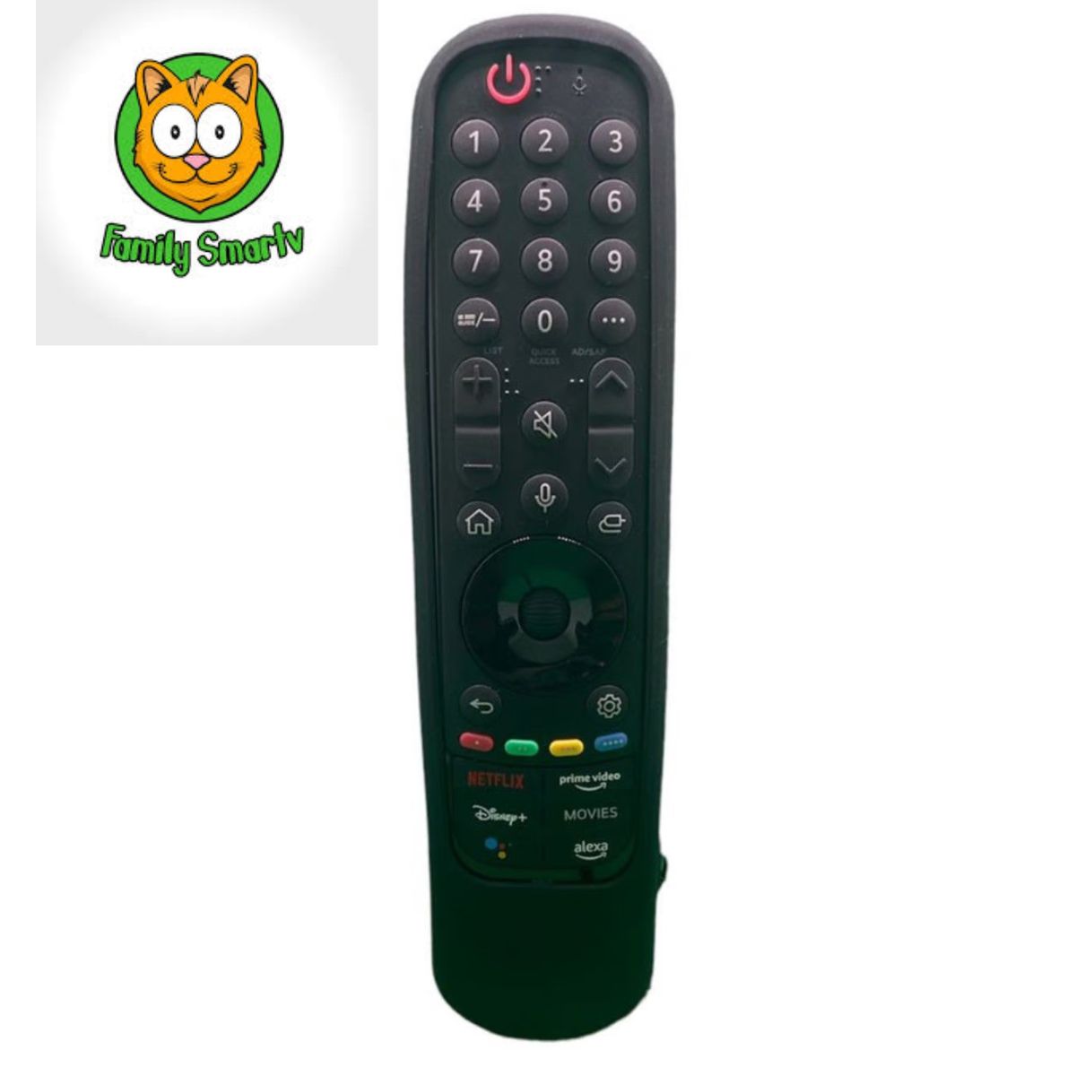 LG - Funda silicona Sikai An-mr22ga Control remoto LG Magic 2022 / Negro