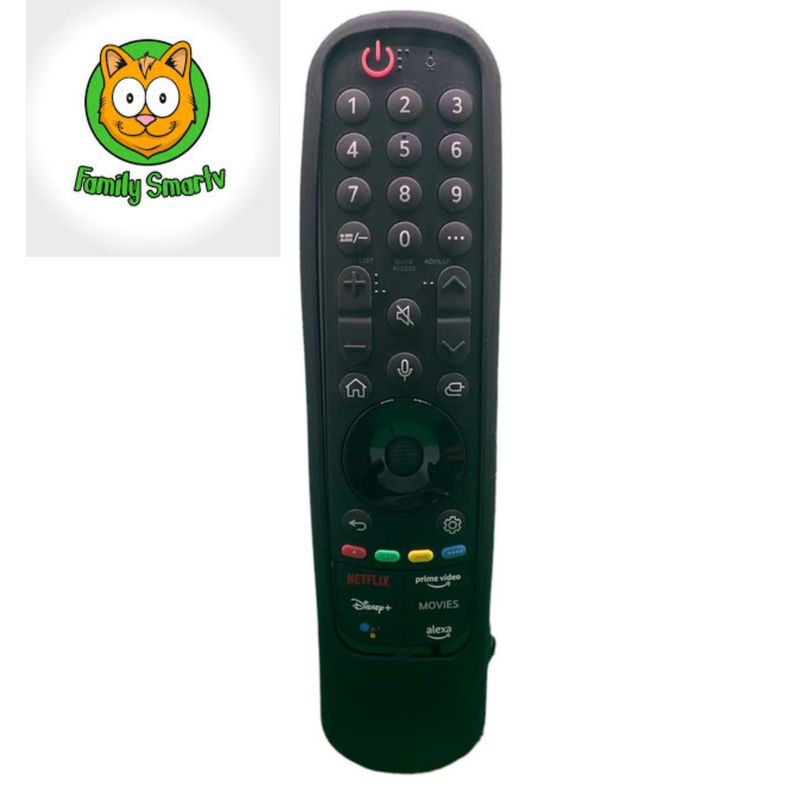 LG - Funda silicona Sikai An-mr22ga Control remoto LG Magic 2022 / Negro