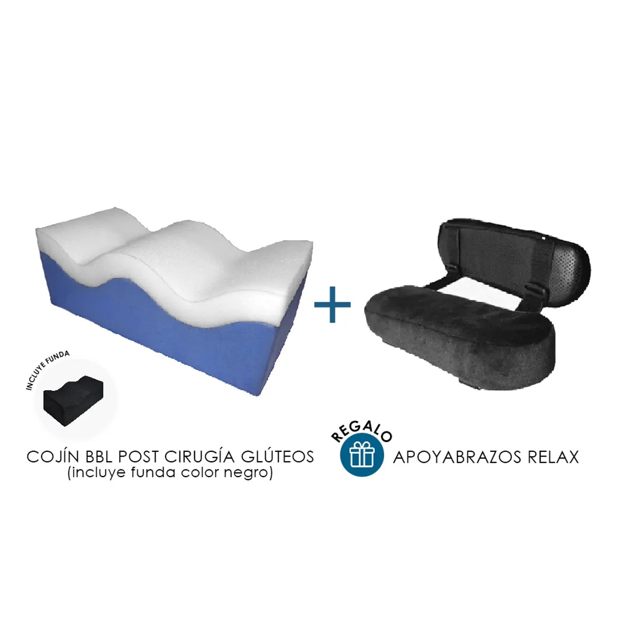 TERAFLEX - COJIN BBL POST CIRUGIA DE GLUTEOS + REGALO APOYABRAZOS  TERAFLEX