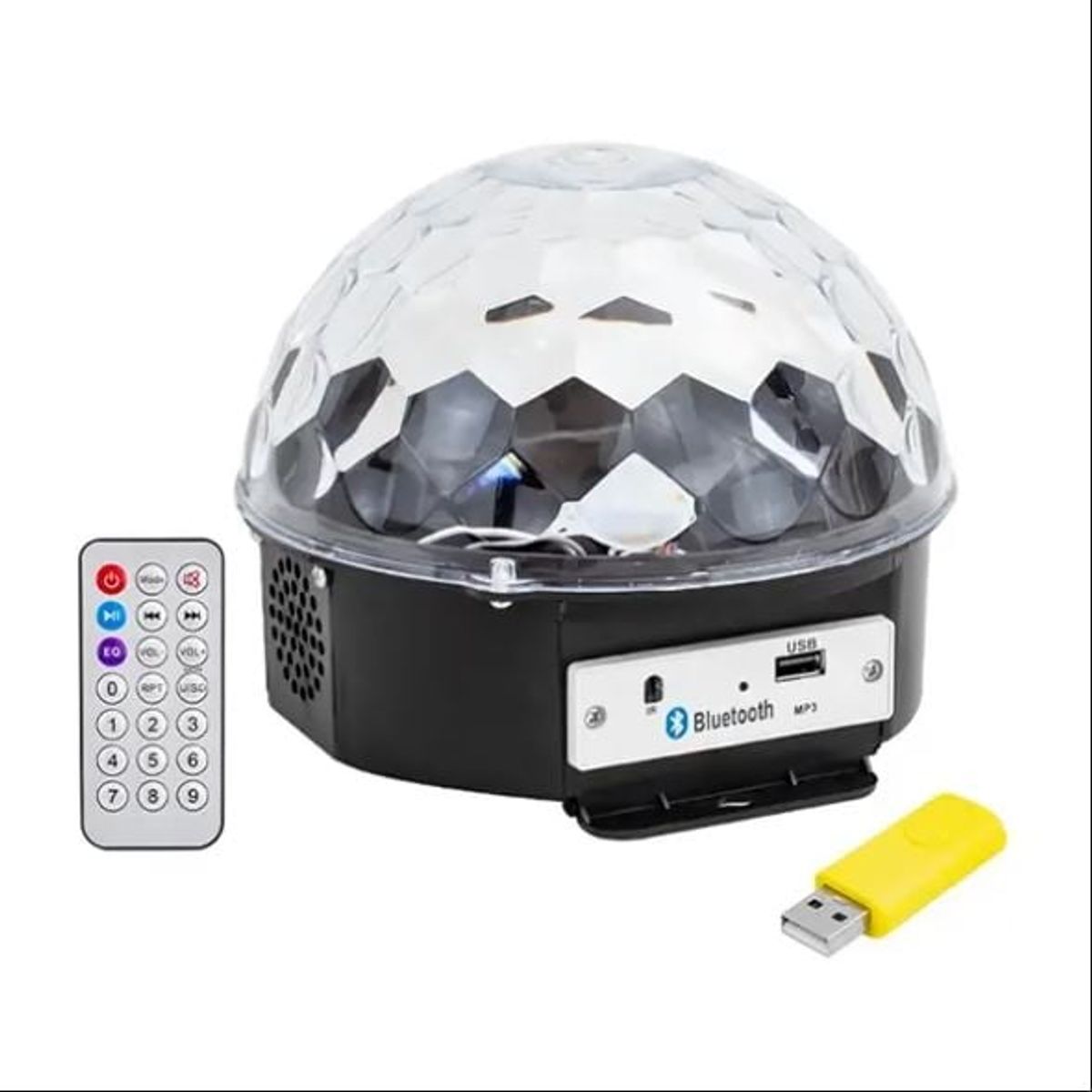 GENERICO - Bola de  Luz LED para fiesta Disco Mp3