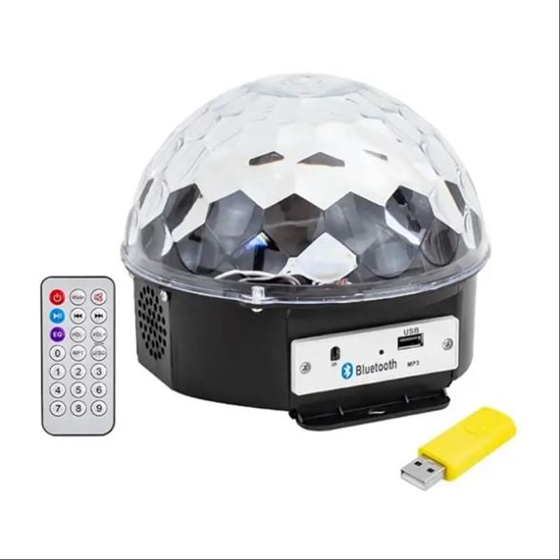 GENERICO - Bola de  Luz LED para fiesta Disco Mp3