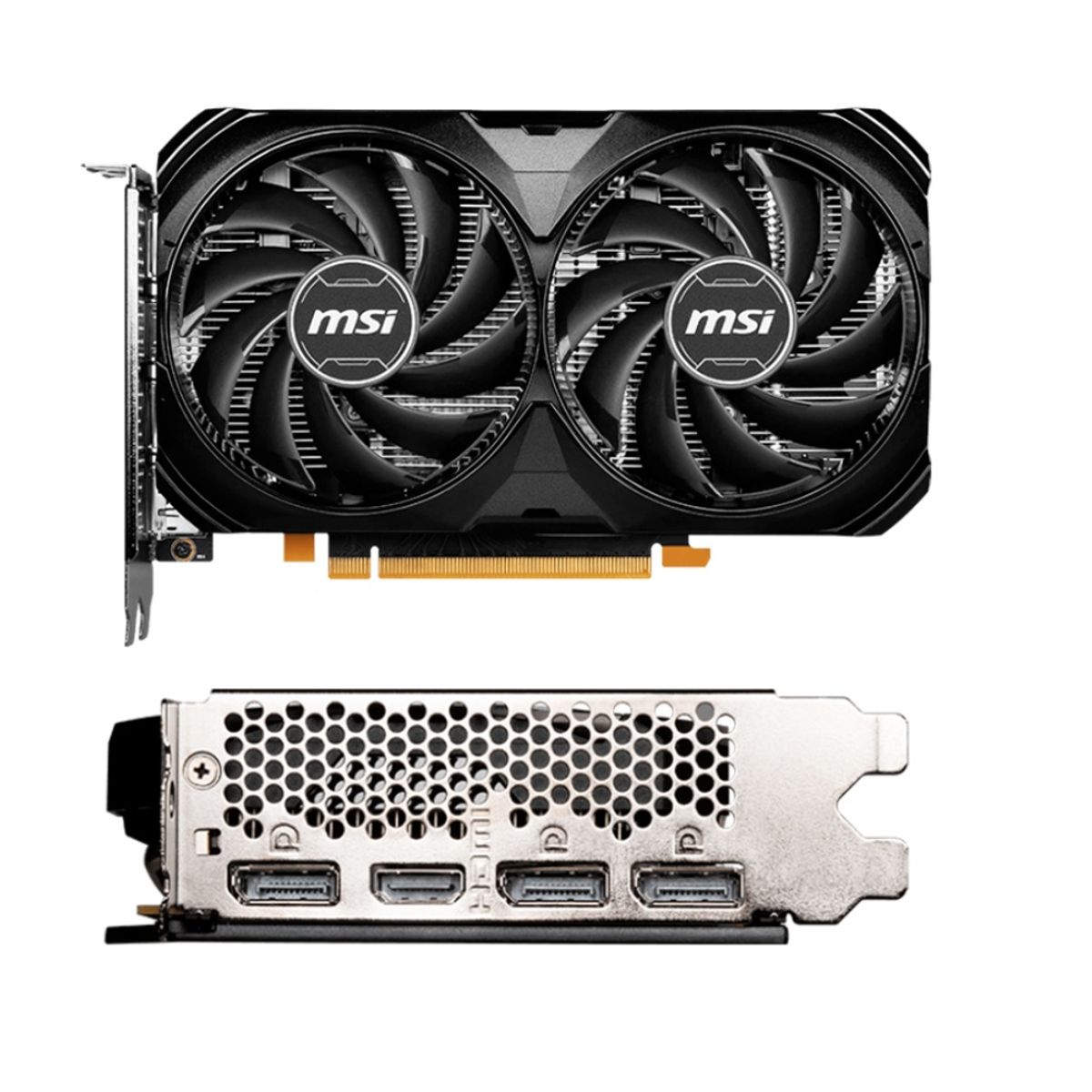 MSI - Tarjeta video MSI RTX 4060 VENTUS 2X BLACK 8G OC 8GB GDDR6 PCIe Gen4