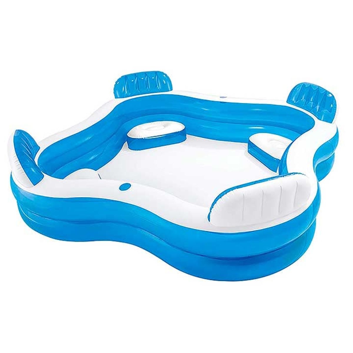 BESTWAY - ntex - Piscina familiar inflable con asientos 229x229x66 cm