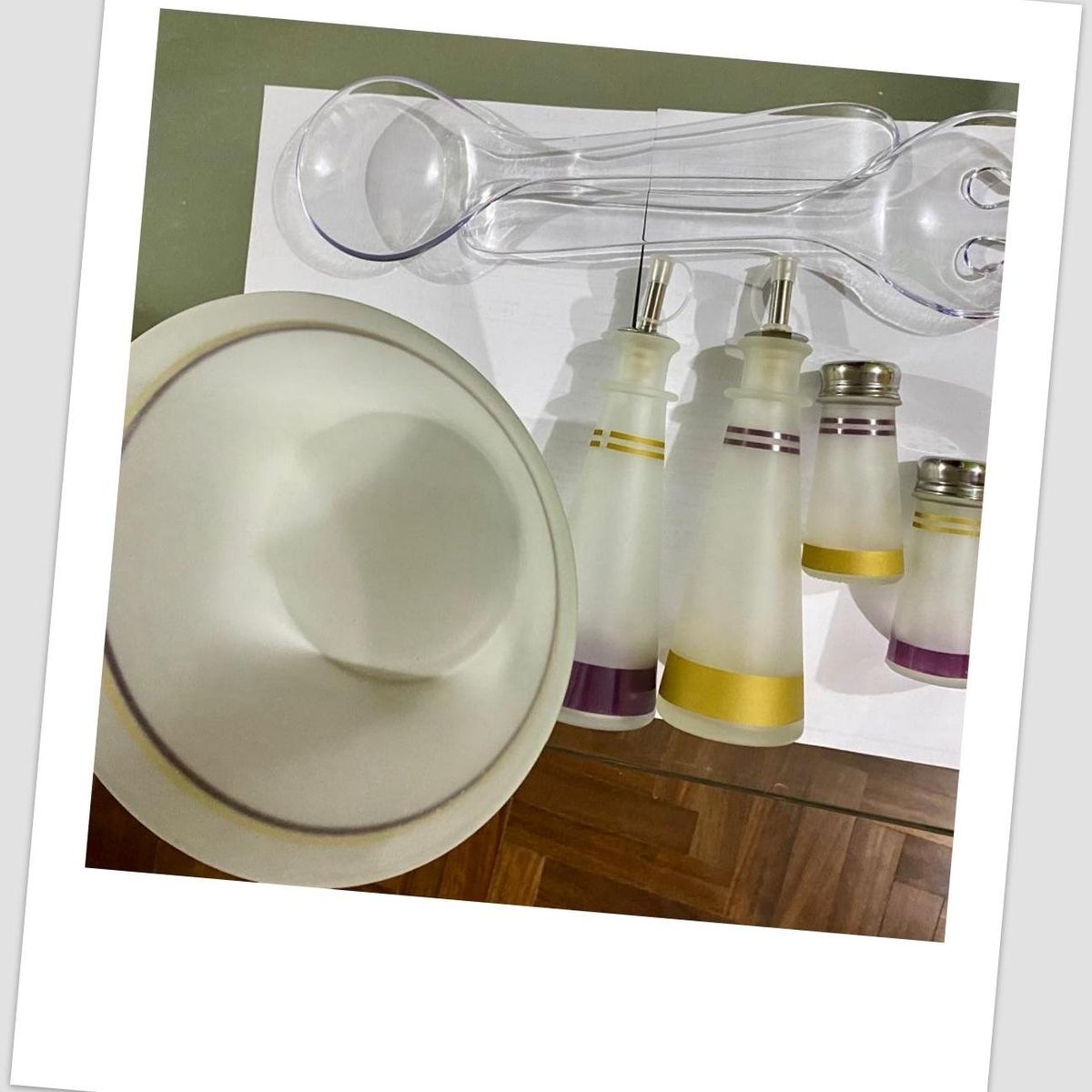 GENERICO - Ensaladera por 7 piezas de vidrio templado