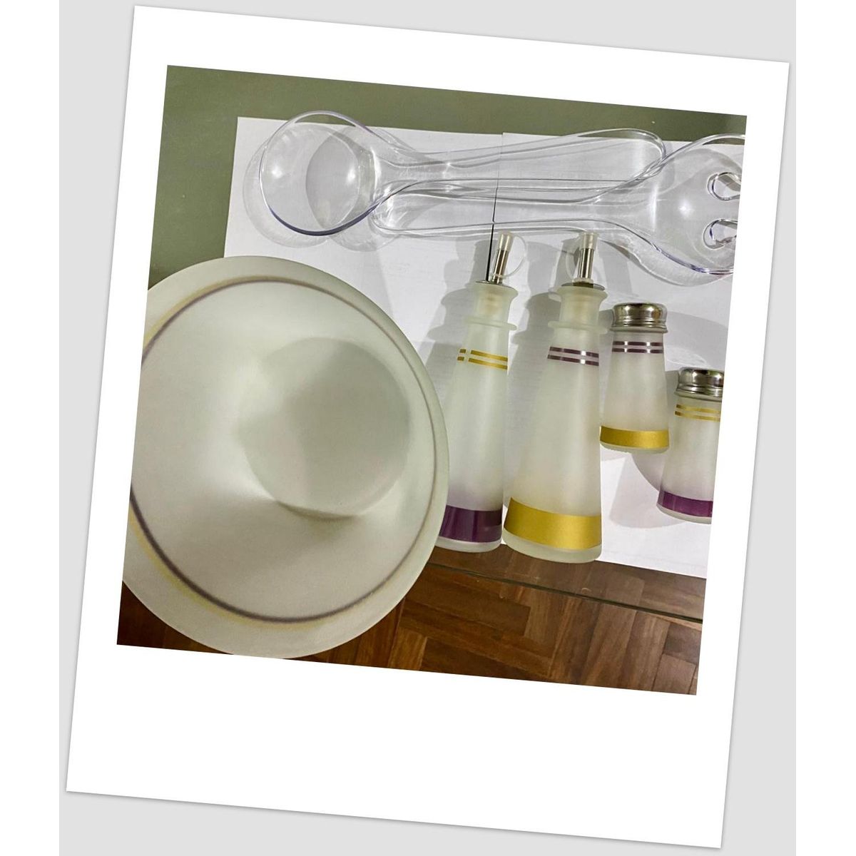 GENERICO - Ensaladera por 7 piezas de vidrio templado