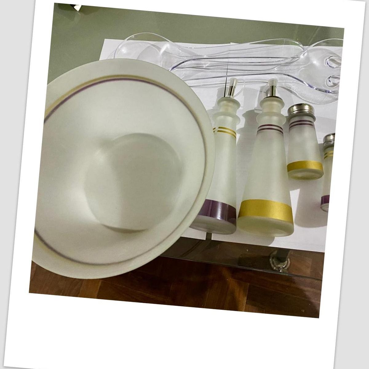 GENERICO - Ensaladera por 7 piezas de vidrio templado