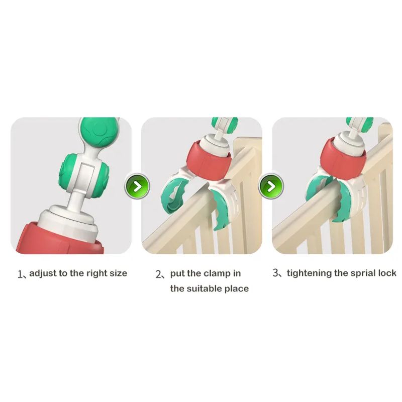 HUANGER - Sonajeros móviles de arcoíris para cuna