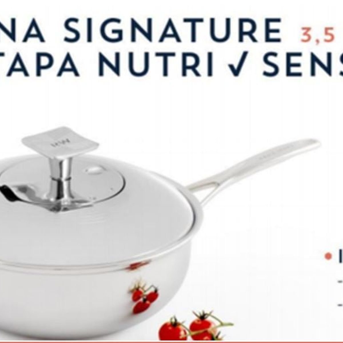 RENA WARE - Rena Ware Rena Signature 3,5 L Con tapa Nutri Sensor
