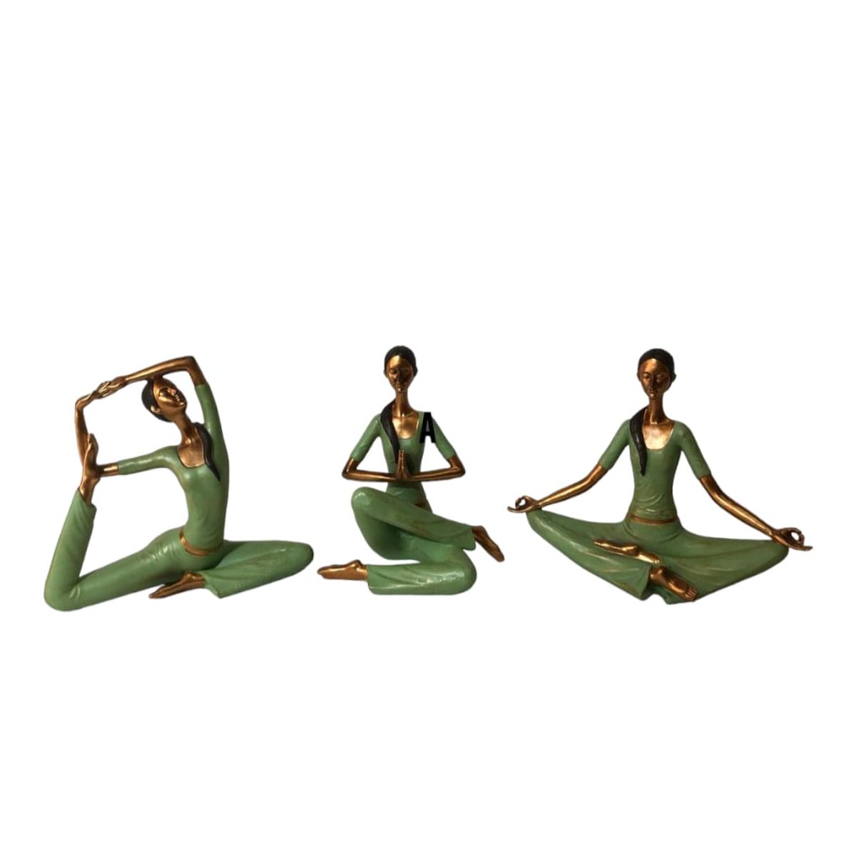 GENERICO - Adornos Trio Siluetas Yoga