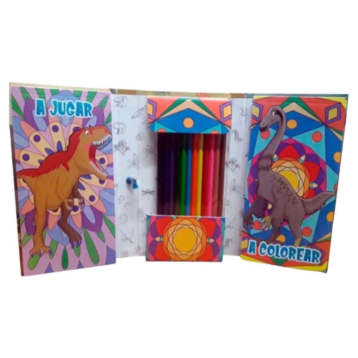 GENERICO - Relax Arte Kids -Kit de Arte -Dinosaurios