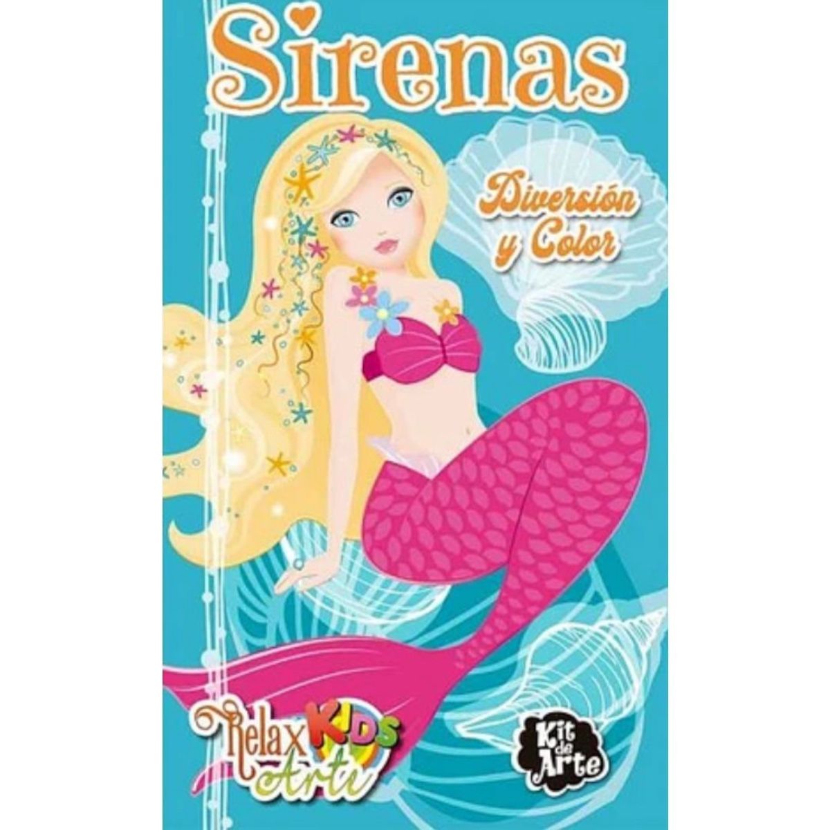 GENERICO - Relax Arte Kids -Kit de Arte -Sirenas