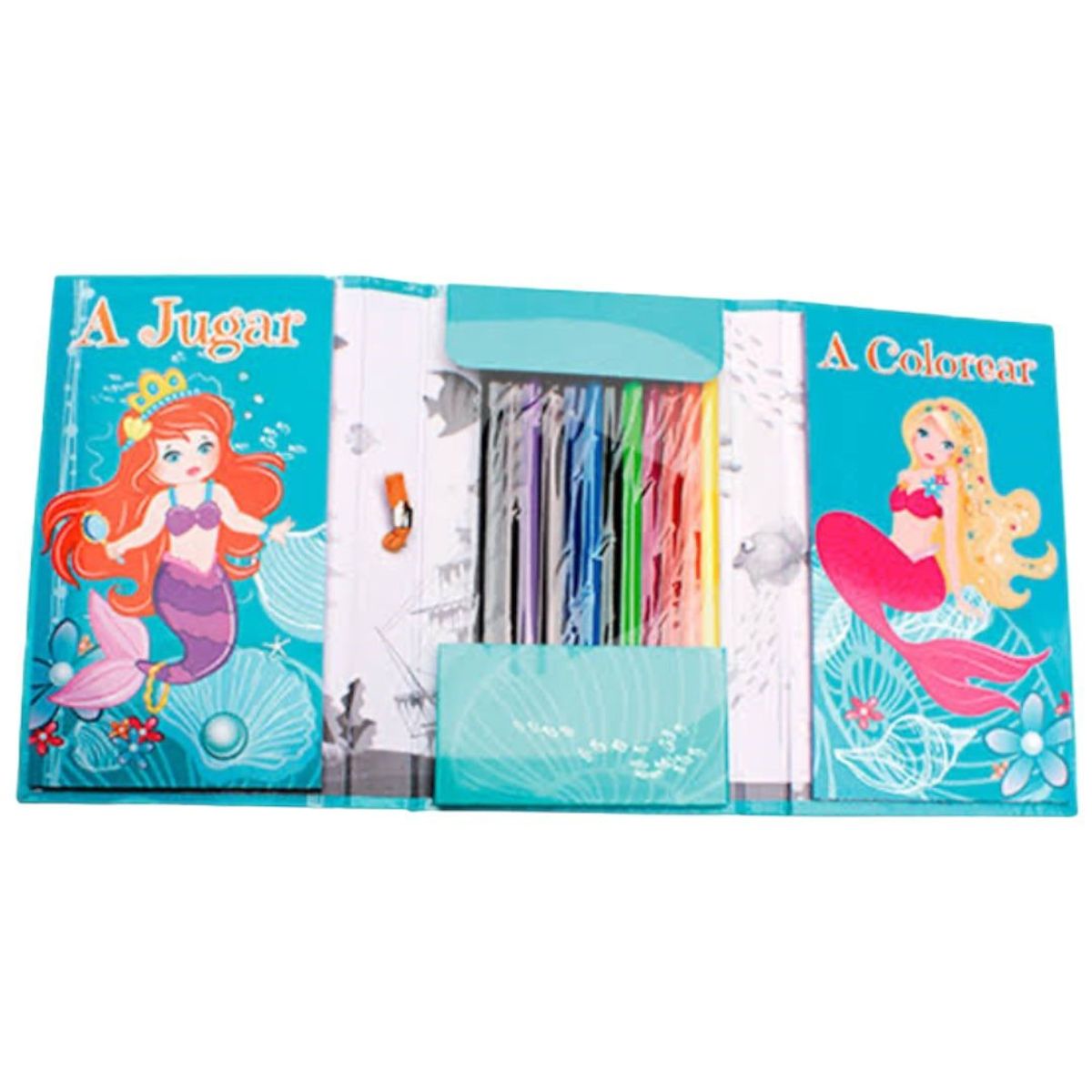 GENERICO - Relax Arte Kids -Kit de Arte -Sirenas