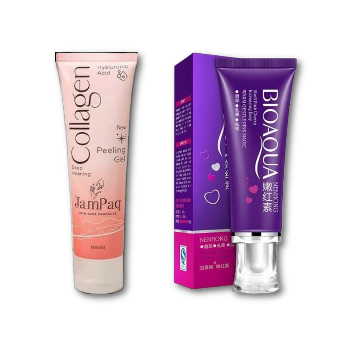 BIOAQUA - CREMA BLANQUEADORA ZONAS + EXFOLIANTE DE COLAGENO