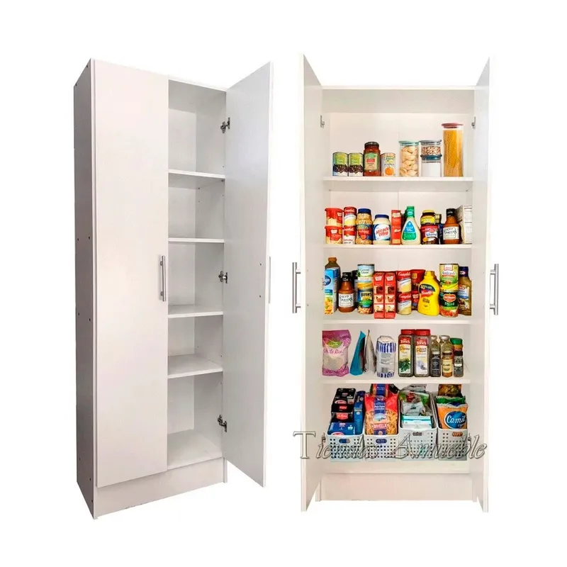 AMUEBLE - Despensero Cocina 2 Puertas Organizador  *JENK* Tiendas Amueble Blanco