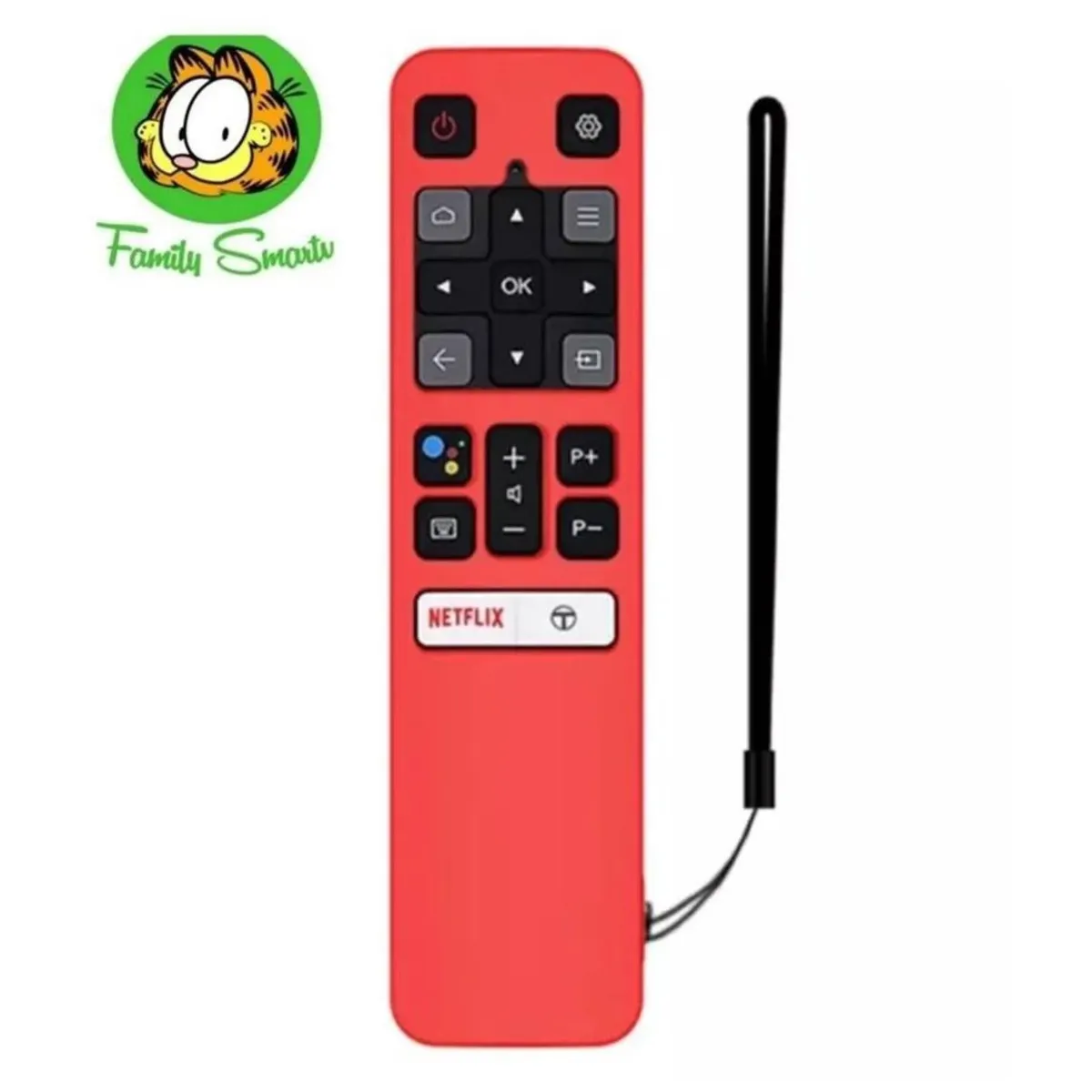 TCL - Funda Para Control Remoto Tcl Por Voz Rc802V Rojo
