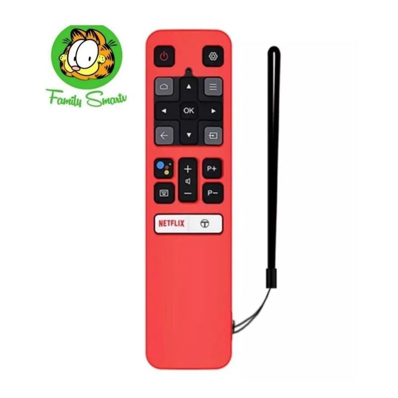 TCL - Funda Para Control Remoto Tcl Por Voz Rc802V Rojo