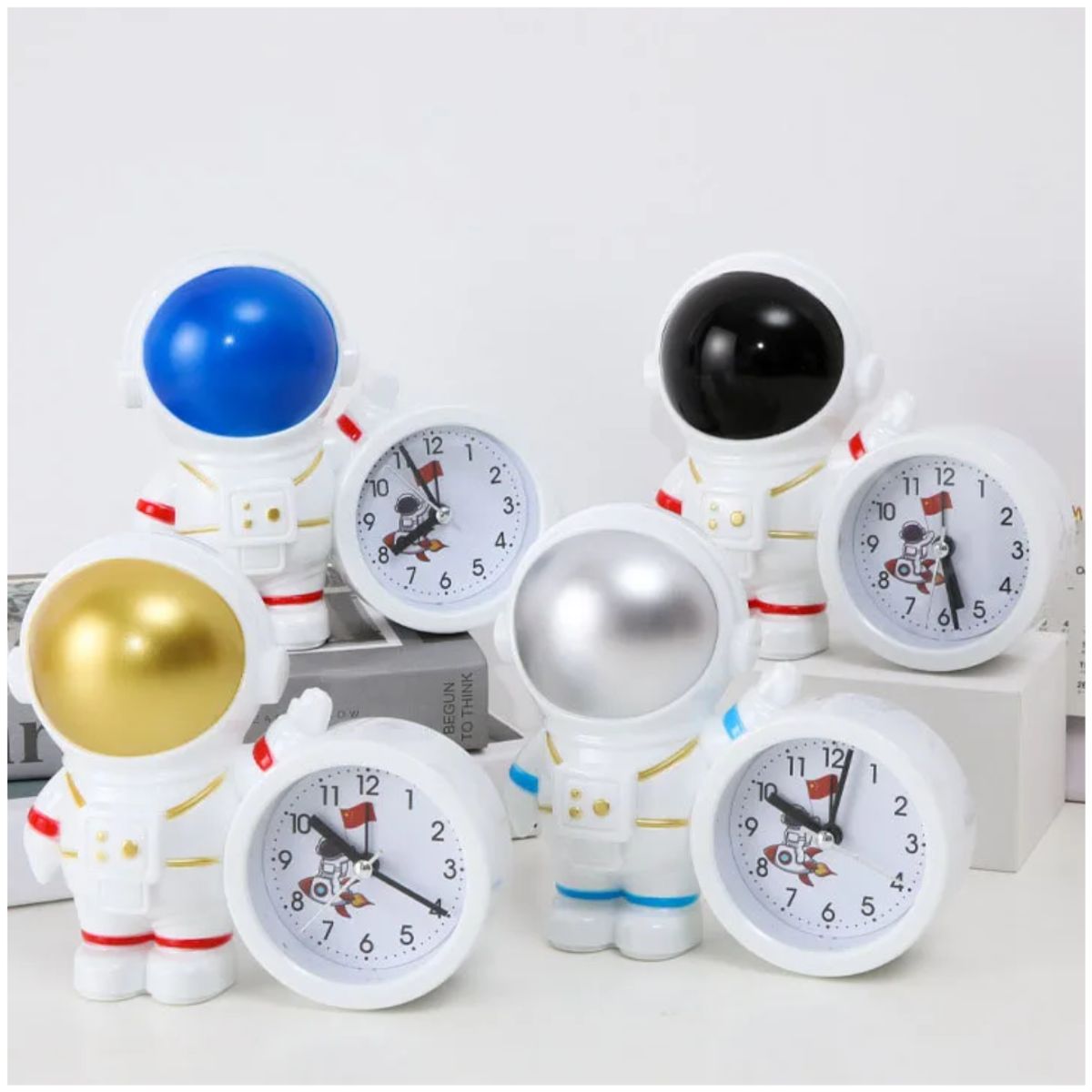 INSPIRA MARKET - Reloj despertador con soporte reloj despertador de Astronauta