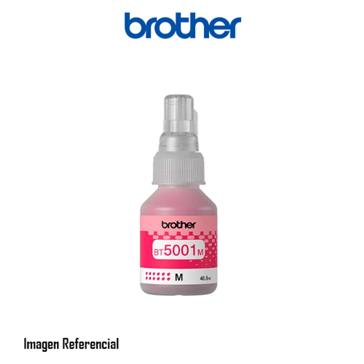 BROTHER - TINTA BROTHER BT5001M MAGENTA 48.8ML, 5000 PAG P/N: BT5001M