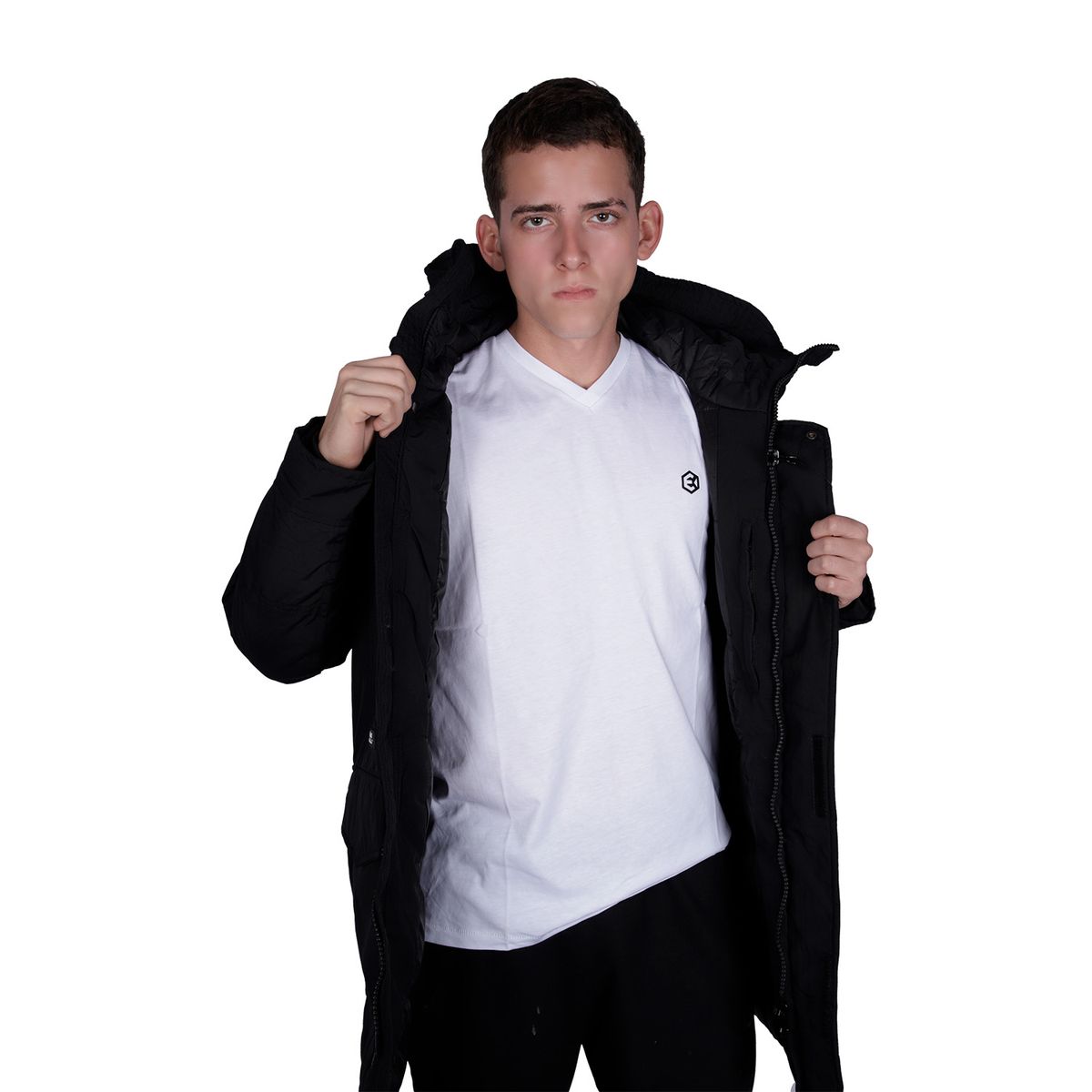 ELENEX - Casaca Parka Hombre Elenex
